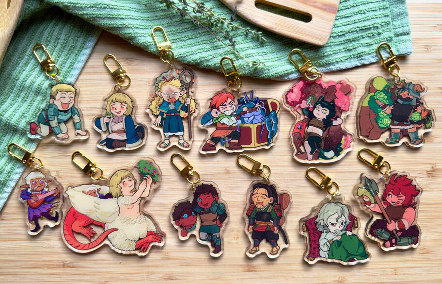 dungeon meshi charms