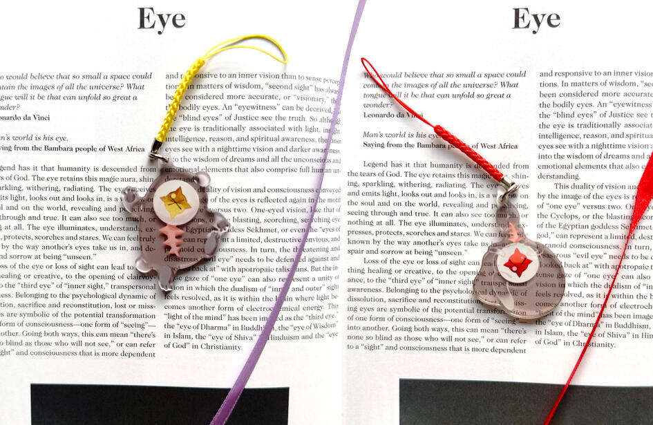 Transparent charms of Aiba and Tama from AITSF. 2024